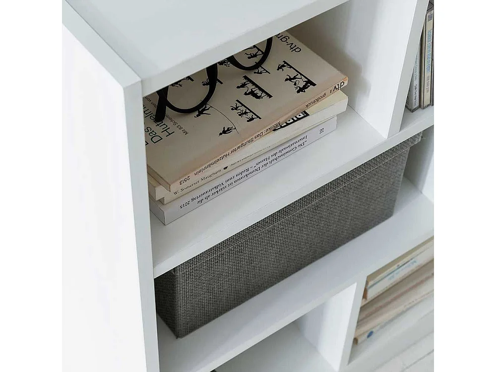 Kleines Regal in Weiß 30 cm tief