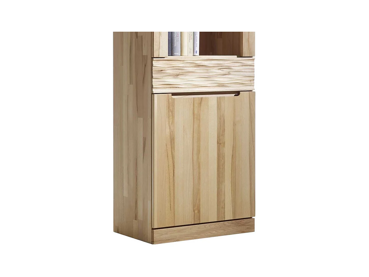 Standregal aus Kernbuche Massivholz 60 cm breit