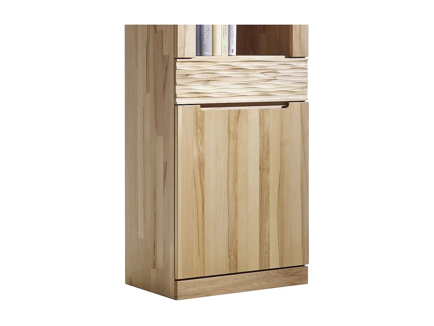 Standregal aus Kernbuche Massivholz 60 cm breit