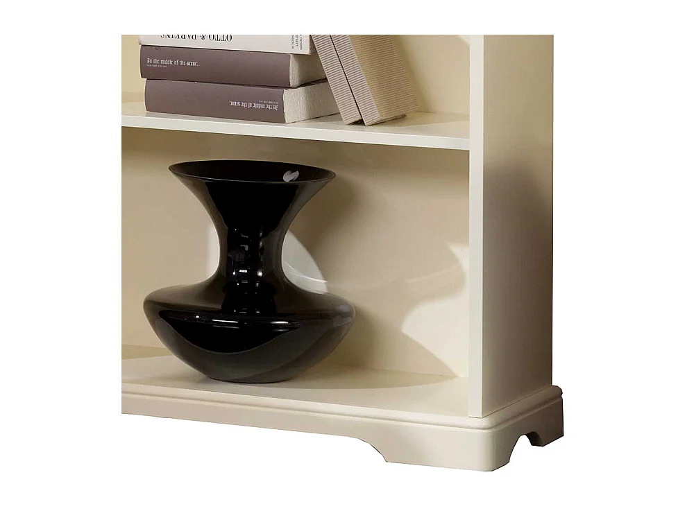 Vintage Bücherregal in Weiß 179 cm hoch - 85 cm breit