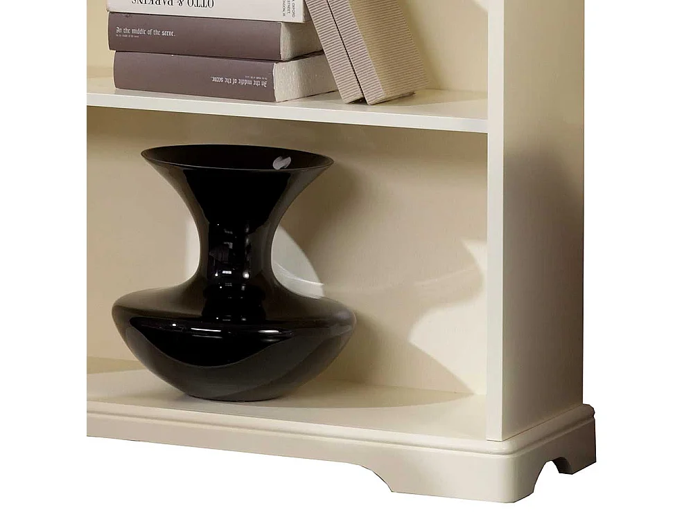 Vintage Bücherregal in Weiß 179 cm hoch - 85 cm breit