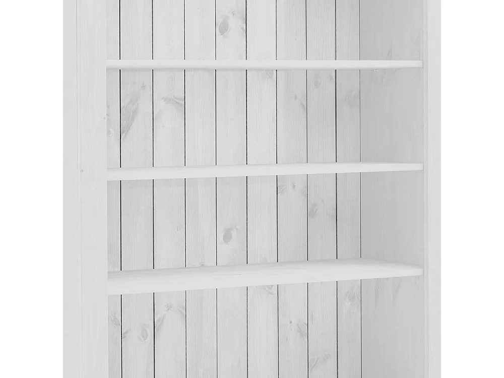 Holz Regal in Weiß und Grau Kiefer teilmassiv