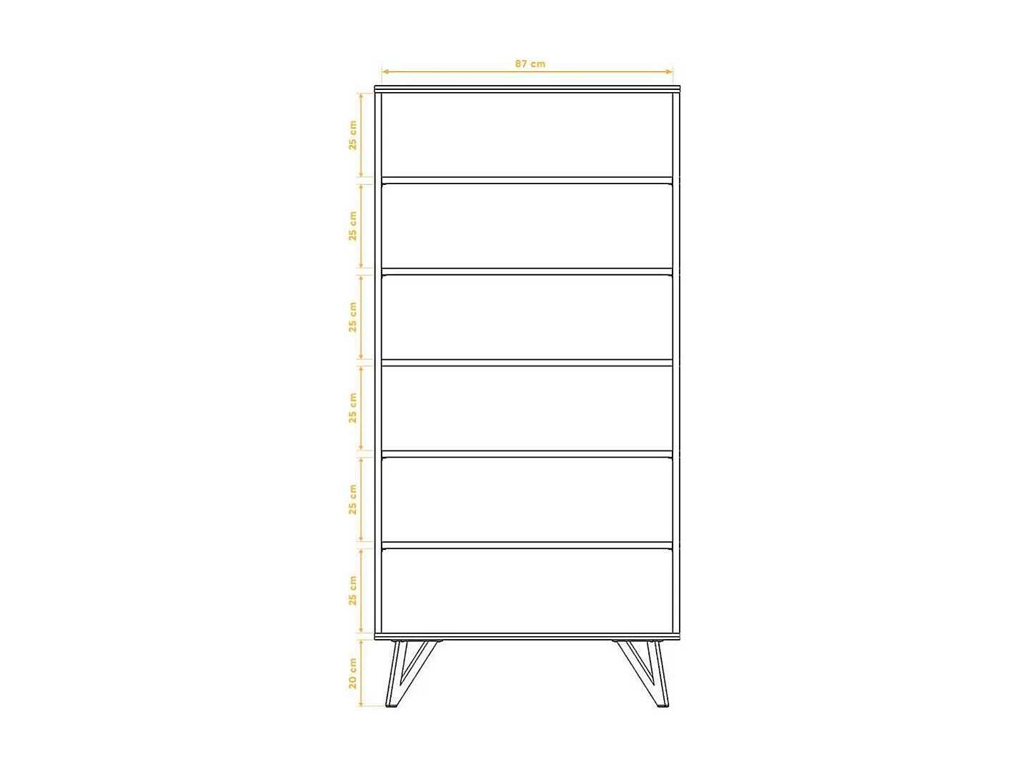 Wohnzimmer Regal aus Wildeiche Massivholz und Stahl 185 cm hoch