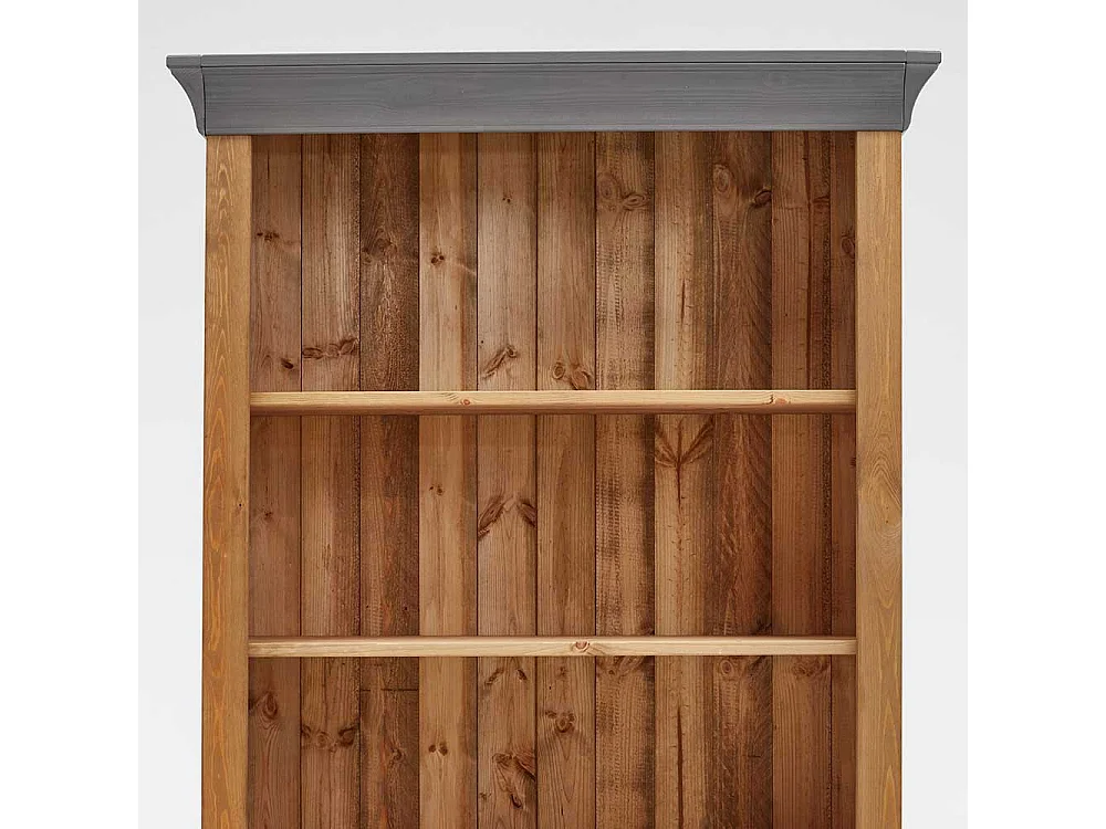 Landhaus Holzregal aus Kiefer Massivholz 5 Fächern