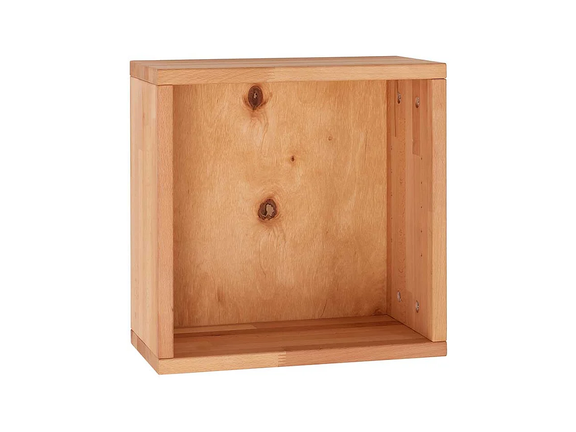 Holz Regalwürfel aus Kernbuche Massivholz 20 cm oder 35 cm tief