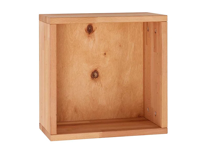 Holz Regalwürfel aus Kernbuche Massivholz 20 cm oder 35 cm tief