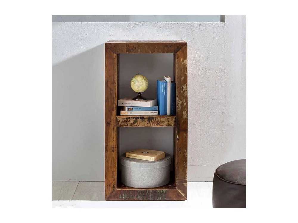 Kleines Regal im Shabby Chic Design Mangobaum Recyclingholz