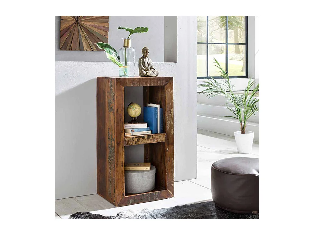 Kleines Regal im Shabby Chic Design Mangobaum Recyclingholz