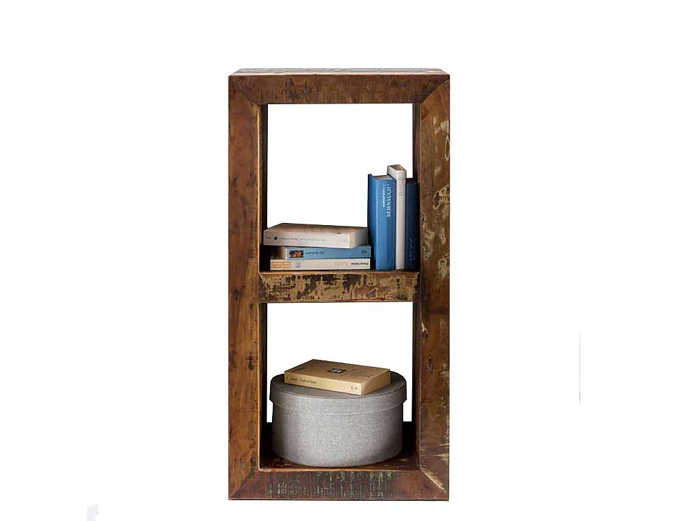 Kleines Regal im Shabby Chic Design Mangobaum Recyclingholz