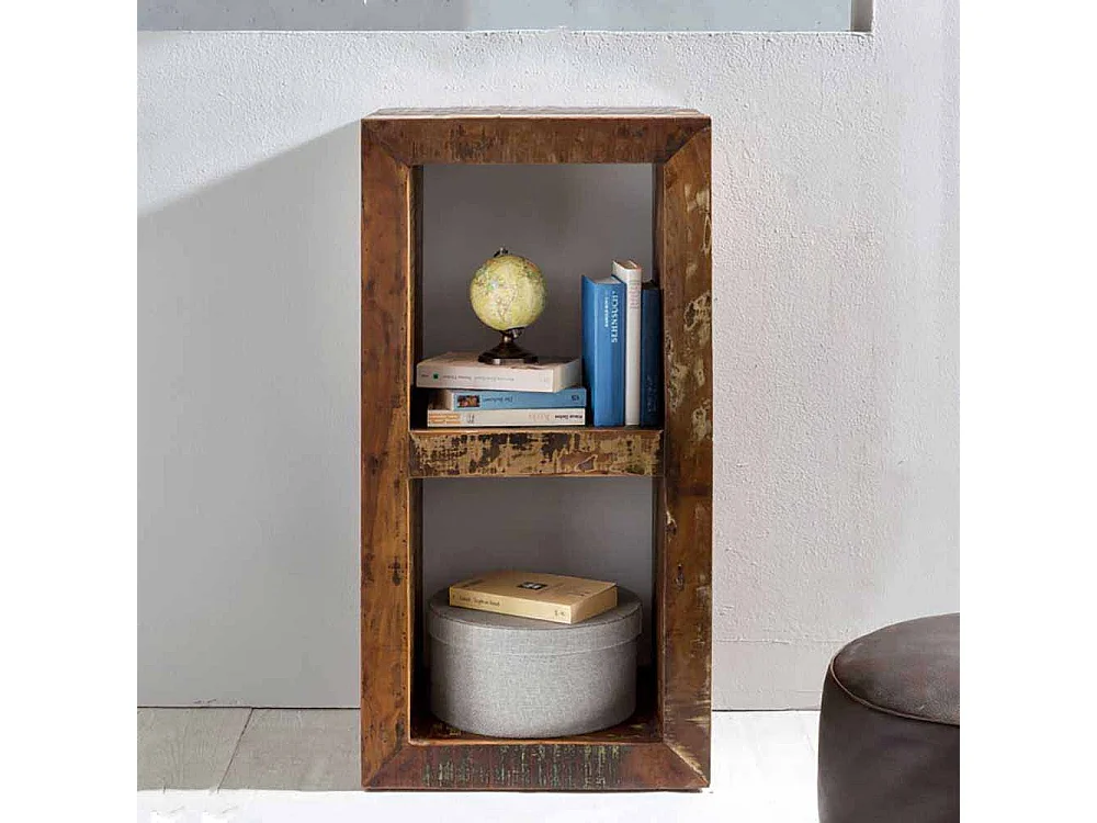 Kleines Regal im Shabby Chic Design Mangobaum Recyclingholz