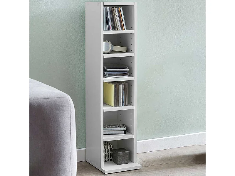 Buchregal in Weiß modern