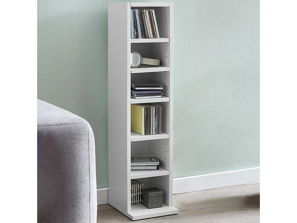 Buchregal in Weiß modern