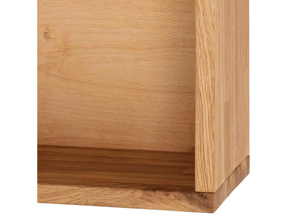 Massivholz Regalwürfel aus Wildeiche geölt 38x38 cm