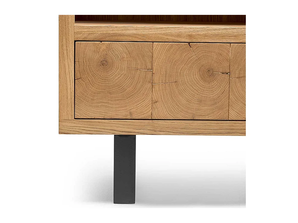 Bücherregal aus Asteiche Massivholz 90 cm breit