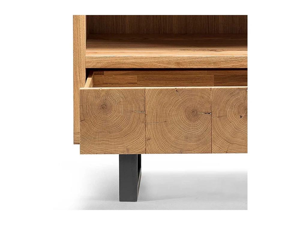 Bücherregal aus Asteiche Massivholz 90 cm breit