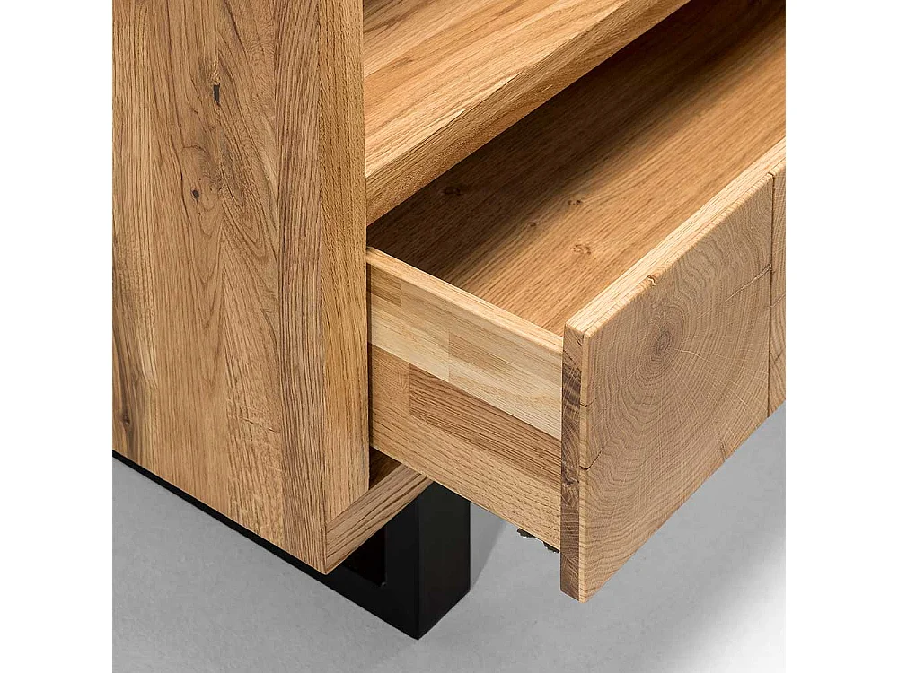 Bücherregal aus Asteiche Massivholz 90 cm breit