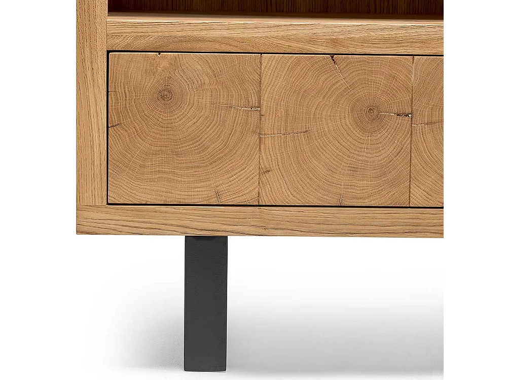 Bücherregal aus Asteiche Massivholz 90 cm breit