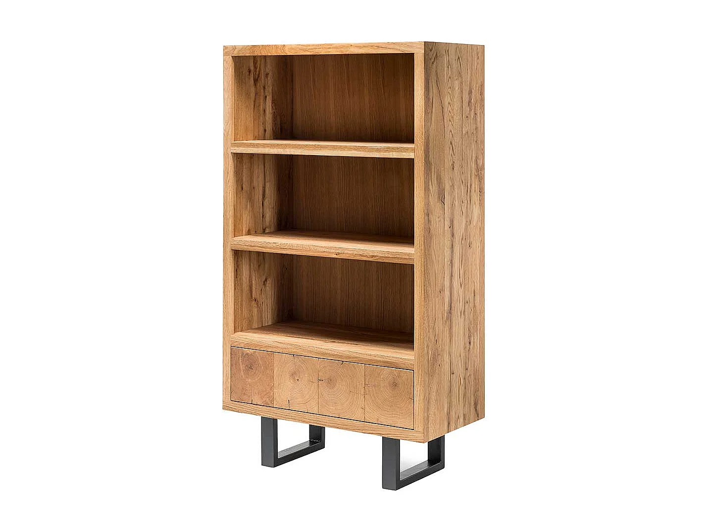 Bücherregal aus Asteiche Massivholz 90 cm breit