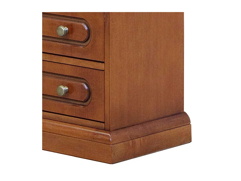 Regal mit zwei Schubladen in Nussbaumfarben klassischen Stil