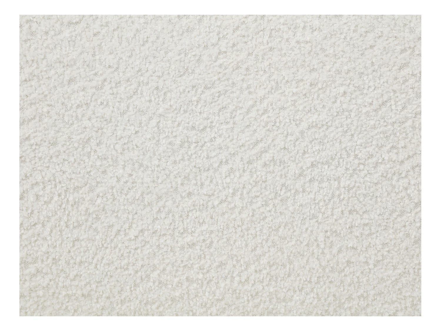 Canapé 3 places et fauteuil en tissu bouclette blanc LAPIOTA de Maison Céphy