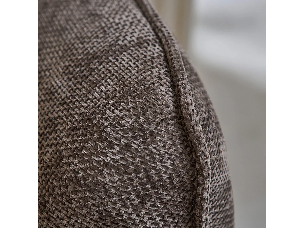 Divano 3 posti legno massello velluto moka