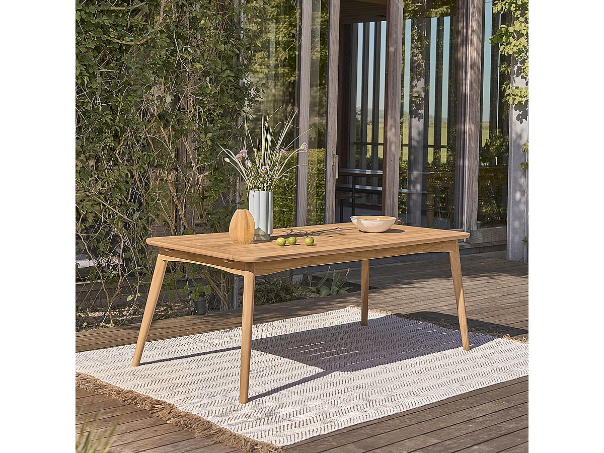 Tavolo da giardino allungabile in teak massello 6/8 pers.