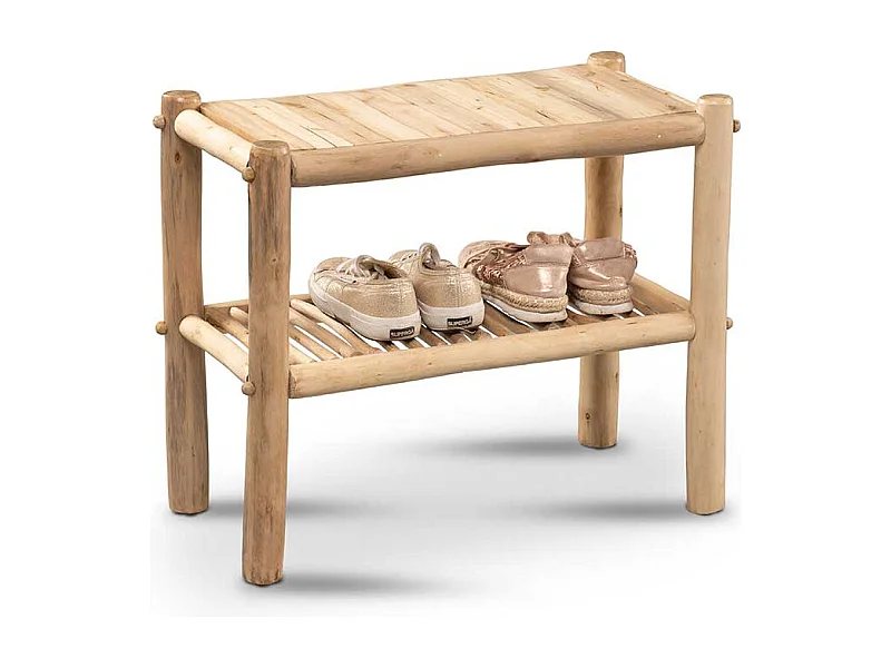 Schuhregal Standregal aus Massivholz 60 cm breit