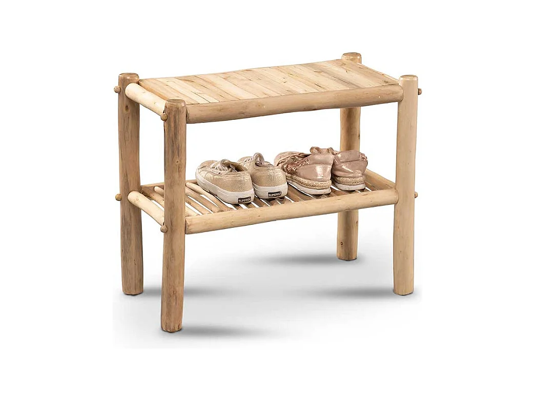 Schuhregal Standregal aus Massivholz 60 cm breit