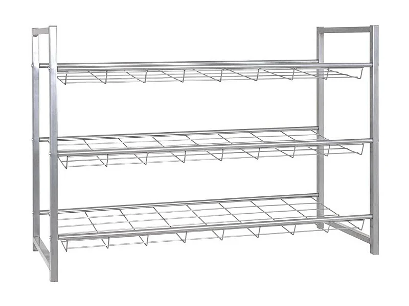 Schuhregal aus Stahl 80 cm breit