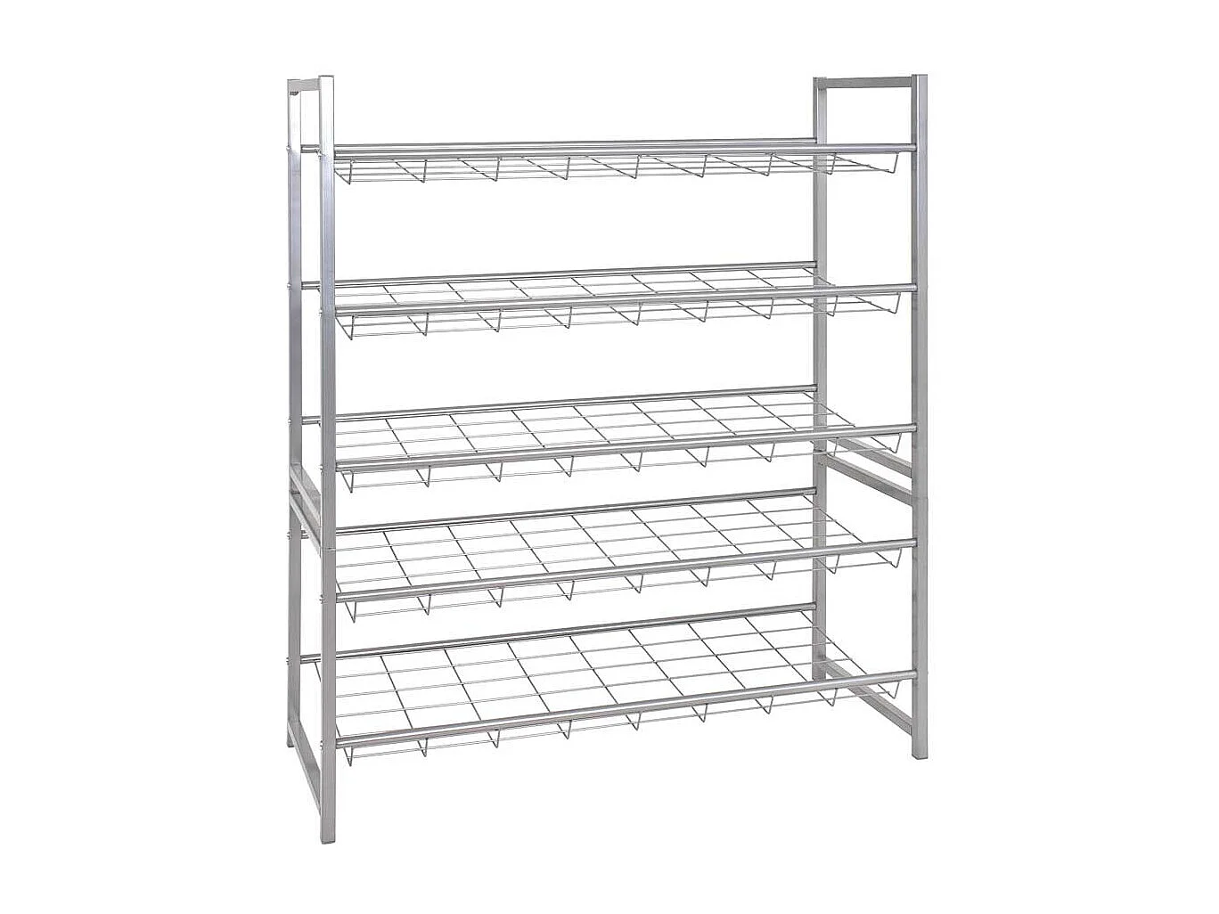 Schuhregal aus Stahl 80 cm breit