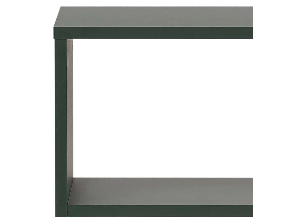 Kleines Regal für Schuhe in Dunkelgrün Made in Germany