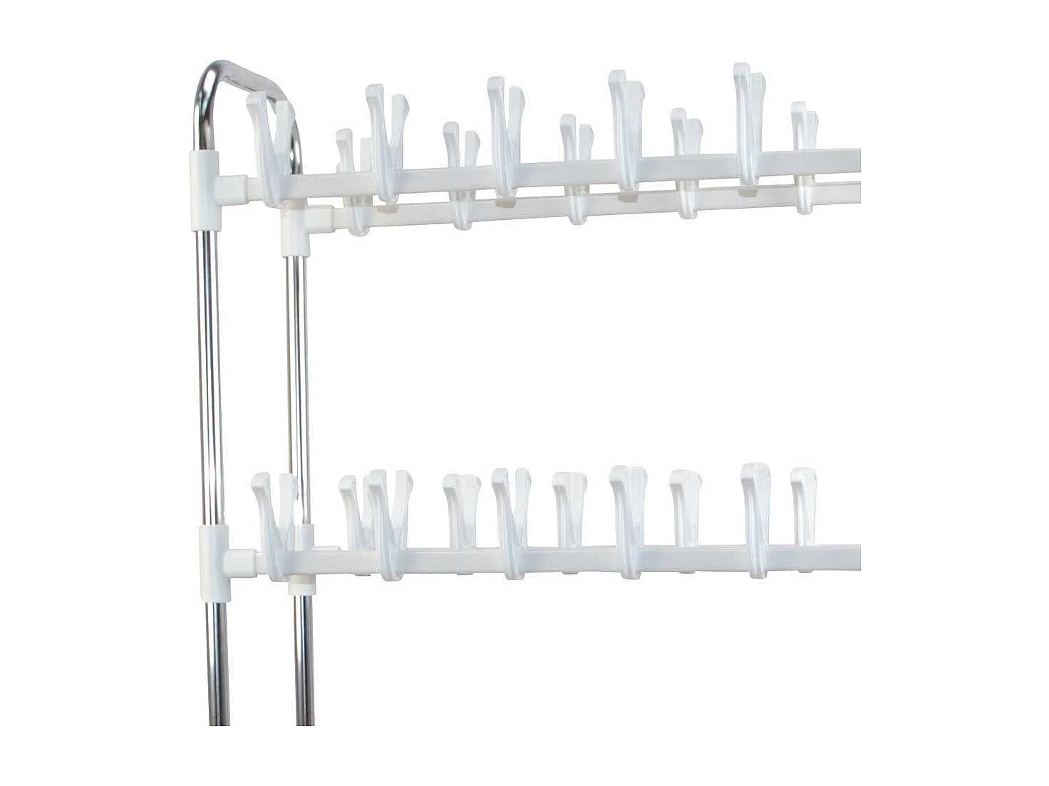 Rollen Regal für Schuhe Stahl