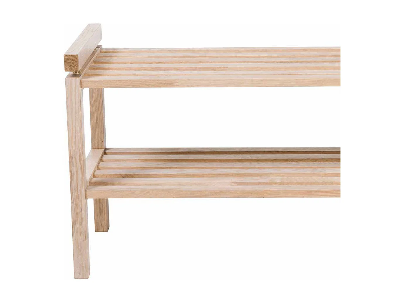 Regal für Schuhe Eiche Massivholz