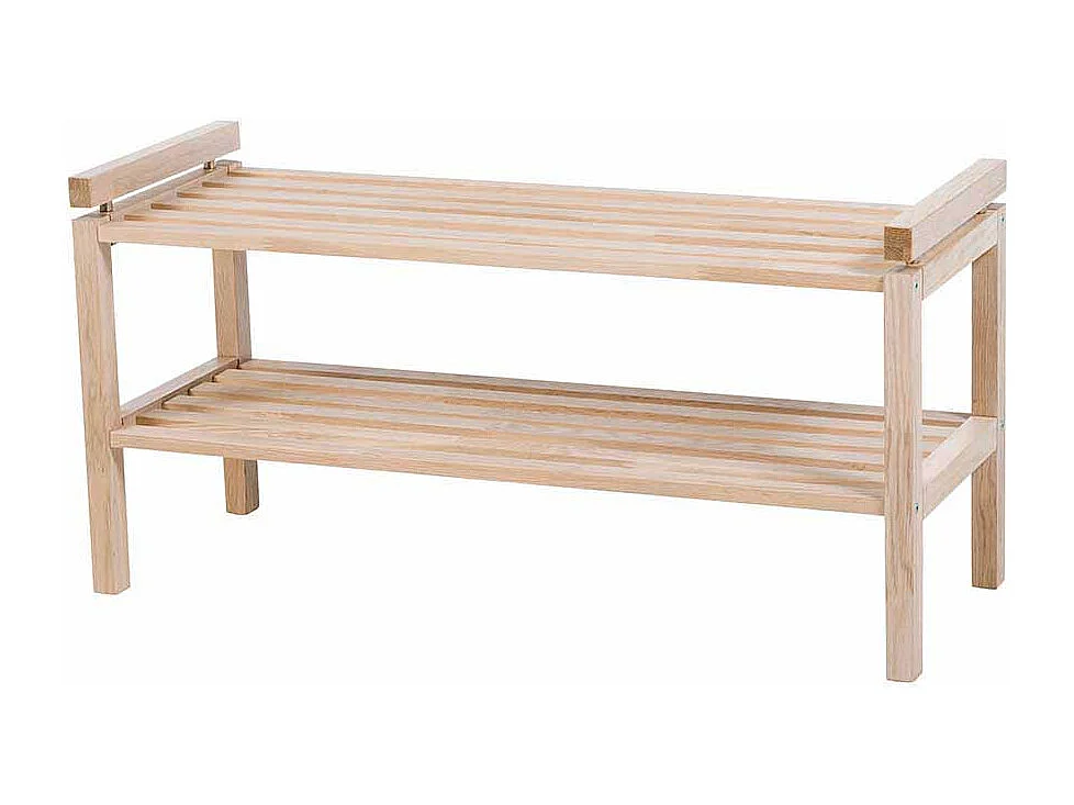 Regal für Schuhe Eiche Massivholz