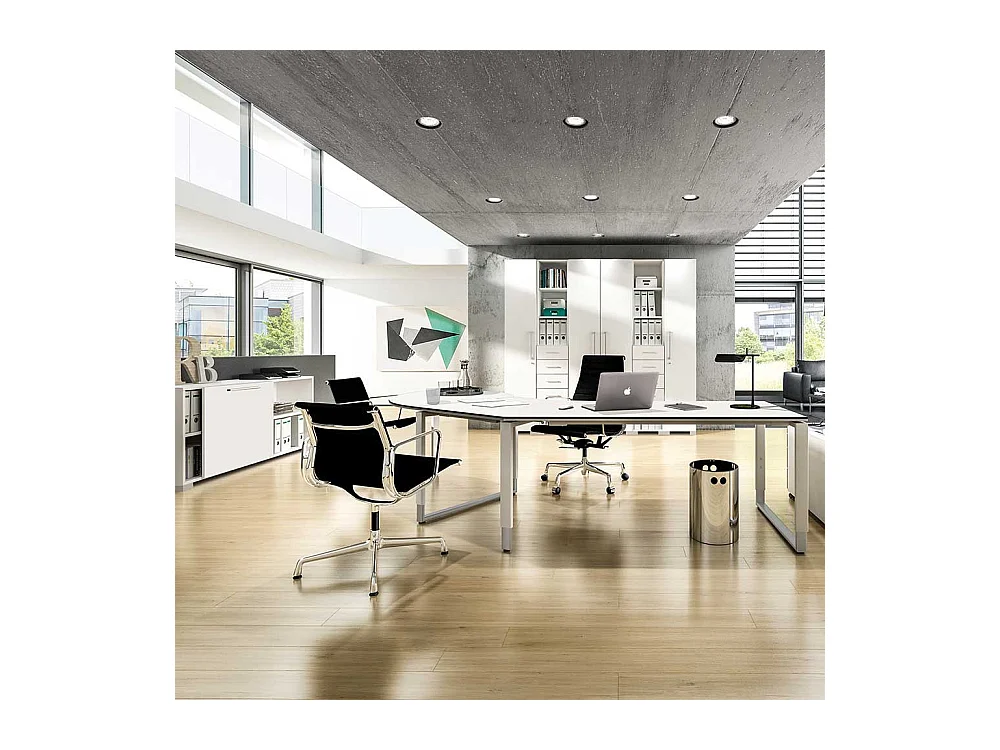 B�roregal mit Schubladen Wei�