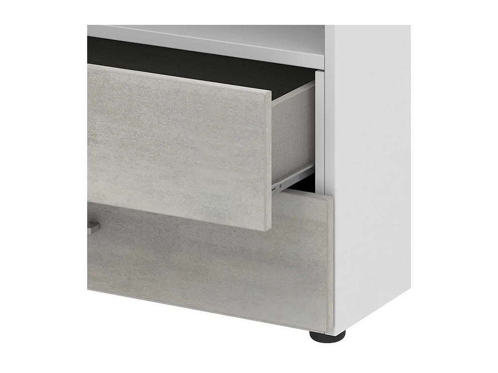 Aktenregal B�ro mit zwei Schubladen Oberfl�che melaminbeschichtet