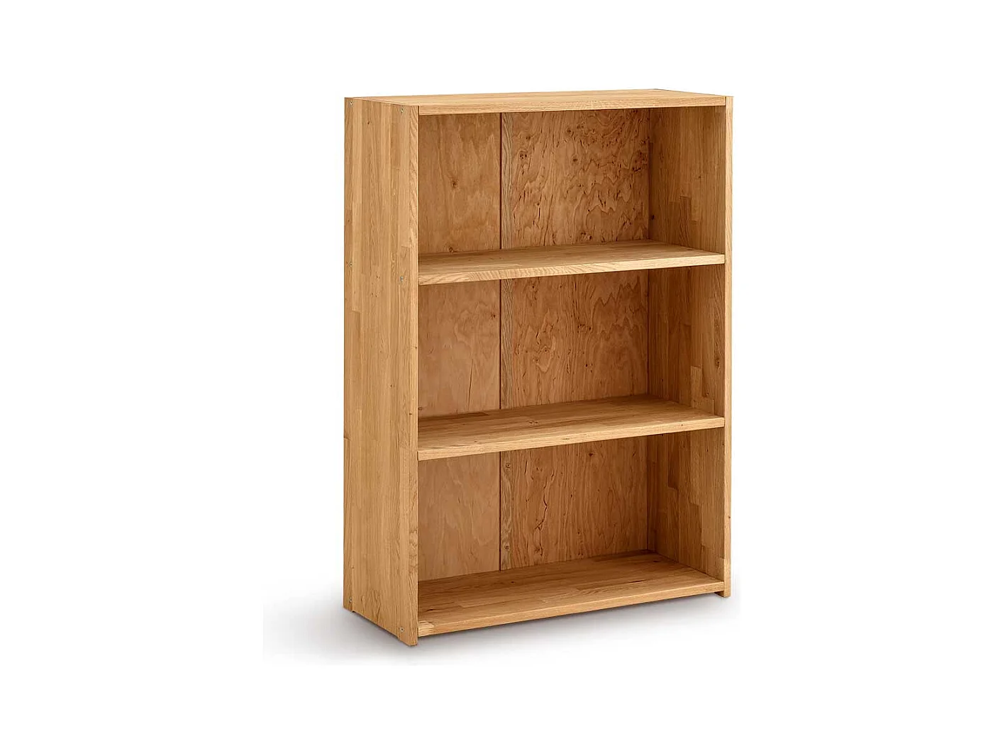 Ordnerregal Wildeiche geölt aus Massivholz 80 cm breit