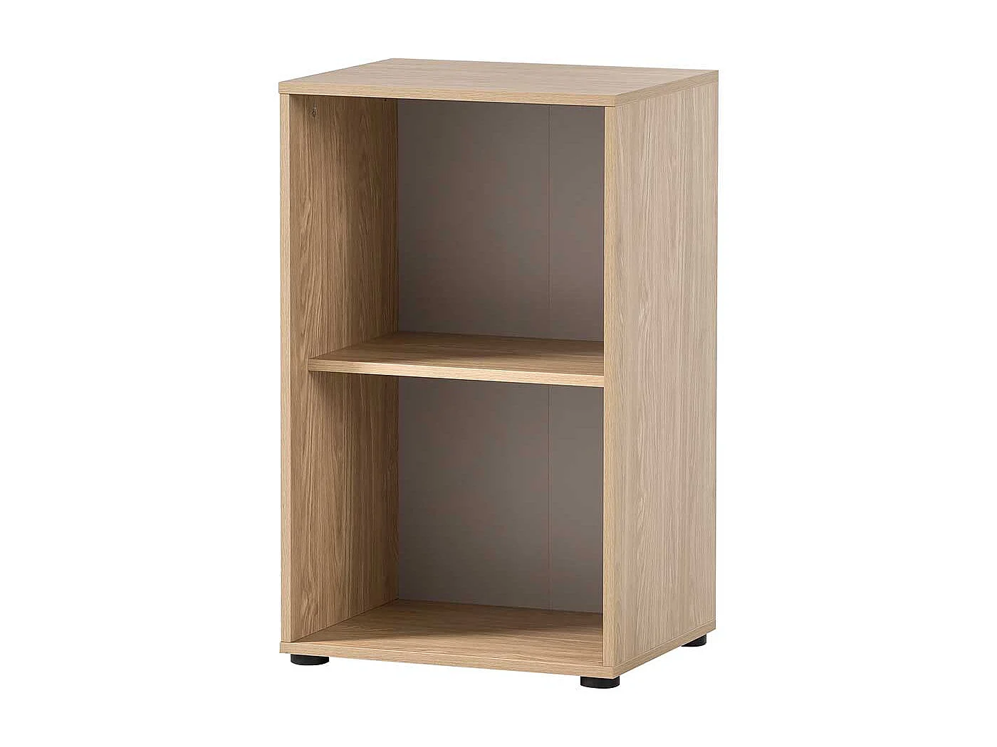 Standregal Büroregal mit einem Einlegeboden in Eiche hell