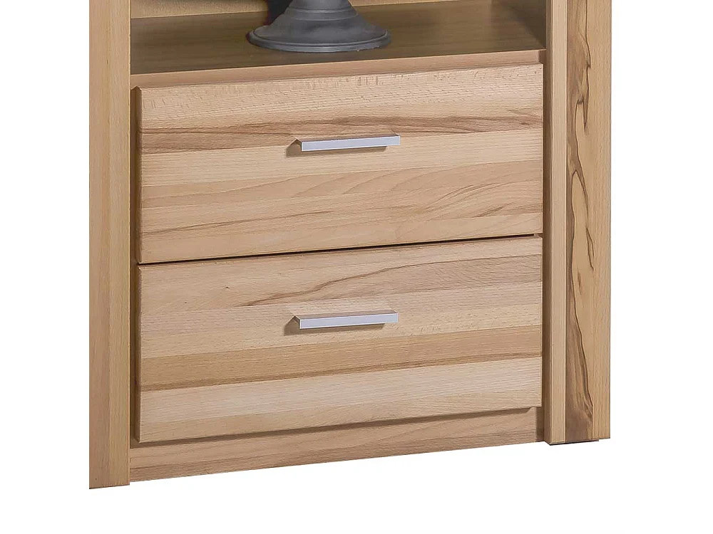 Bücherregal aus Kernbuche teilmassiv 140 cm hoch