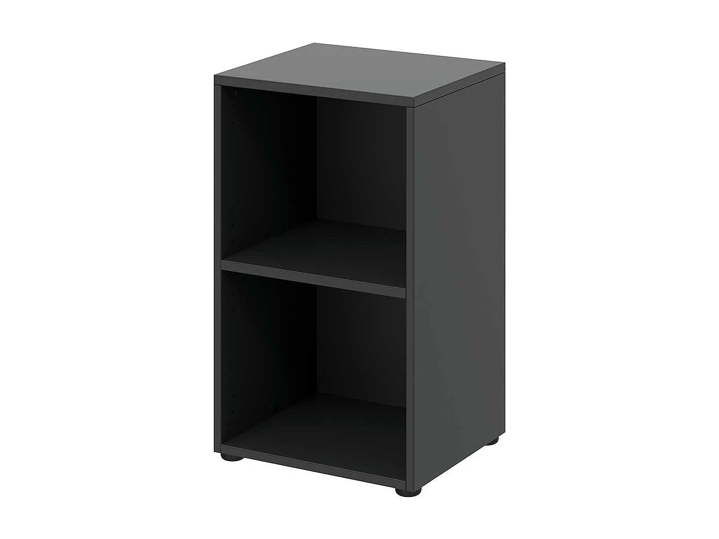 B�roregal klein in Anthrazit 2 Ordnerh�hen