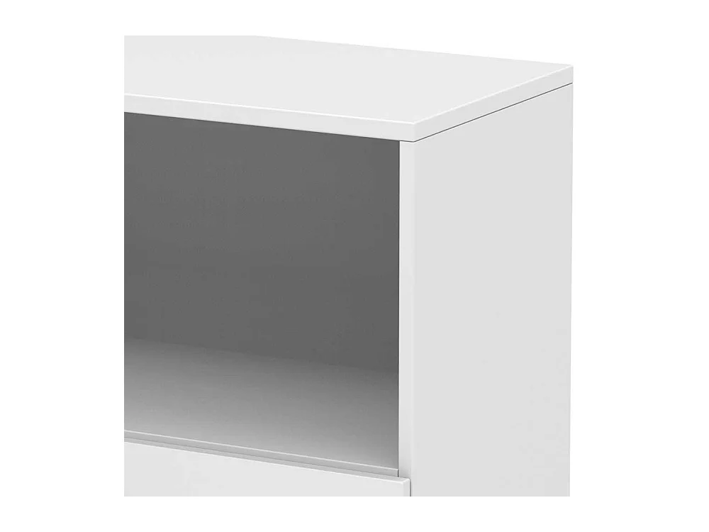 B�roregal wei� mit zwei Schubladen 72 cm hoch