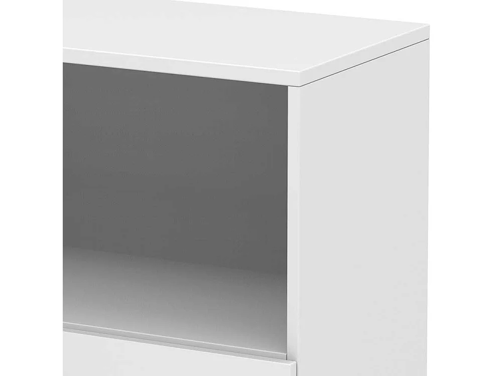 B�roregal wei� mit zwei Schubladen 72 cm hoch