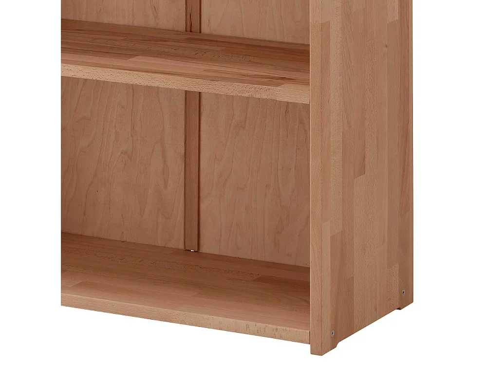 Kleines Ordnerregal aus Buche Massivholz 112 cm hoch - 80 cm breit