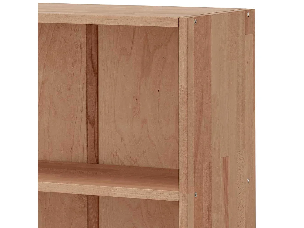 Kleines Ordnerregal aus Buche Massivholz 112 cm hoch - 80 cm breit