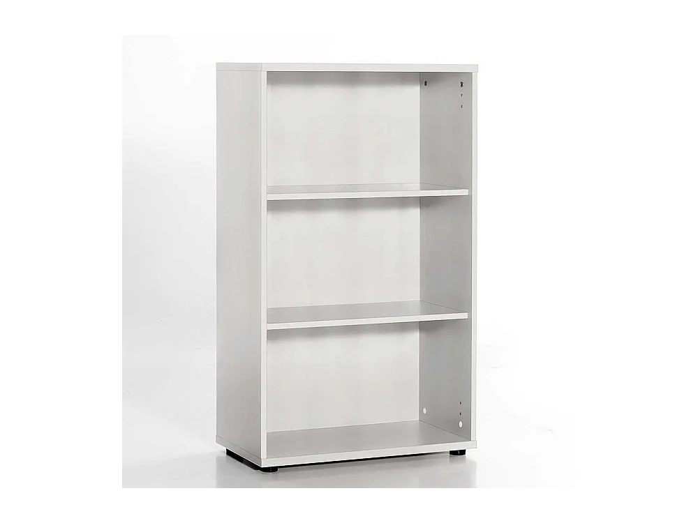 Büroregal in Weiß 3 Ordnerhöhen