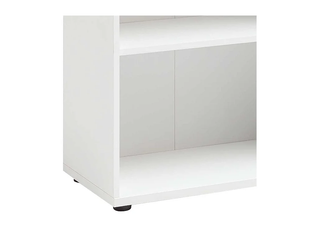 Büroregal in Weiß 3 Ordnerhöhen