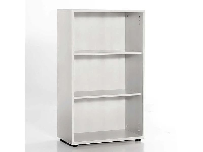 Büroregal in Weiß 3 Ordnerhöhen
