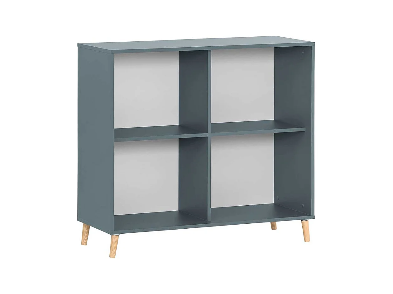 Büro Standregal in Petrol melaminbeschichtet Made in Germany