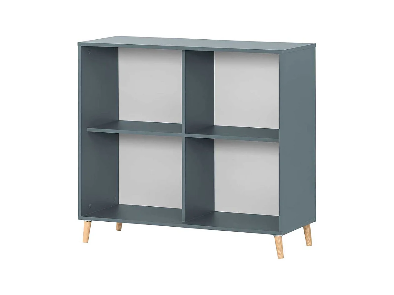 Büro Standregal in Petrol melaminbeschichtet Made in Germany