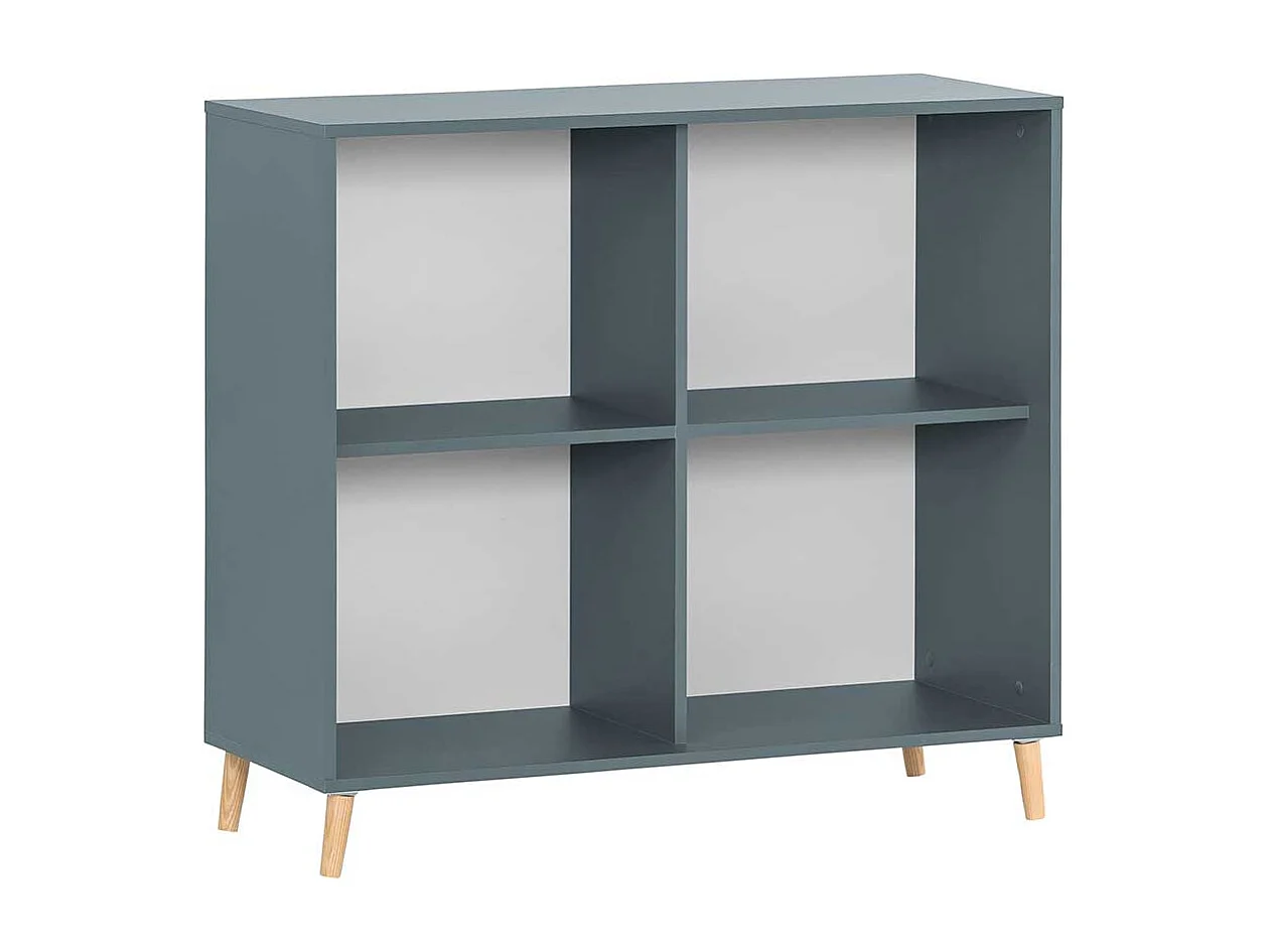 Büro Standregal in Petrol melaminbeschichtet Made in Germany